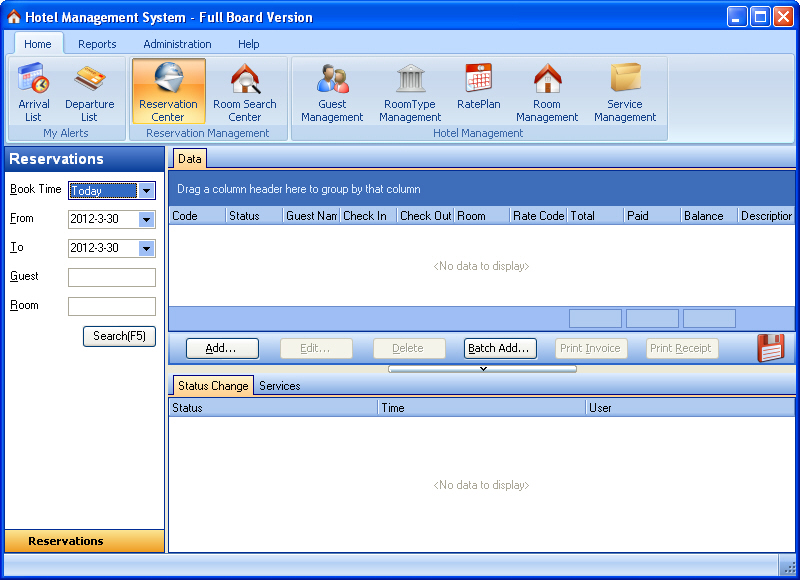 Windows 7 Hotel Management System Full Board 7.61 full