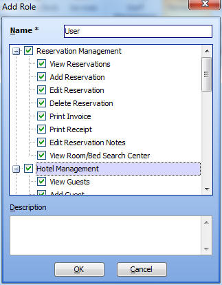 Enter Role Information