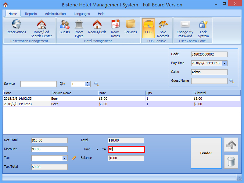 Enter payment amount