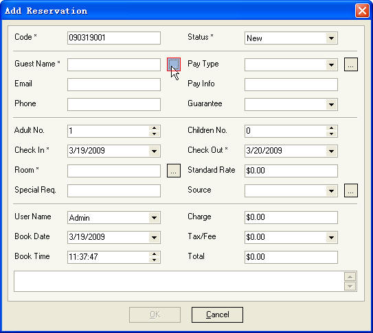 Guest Name ScreenShot