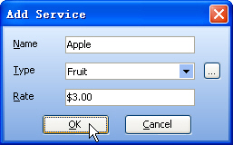Edit Service ScreenShot